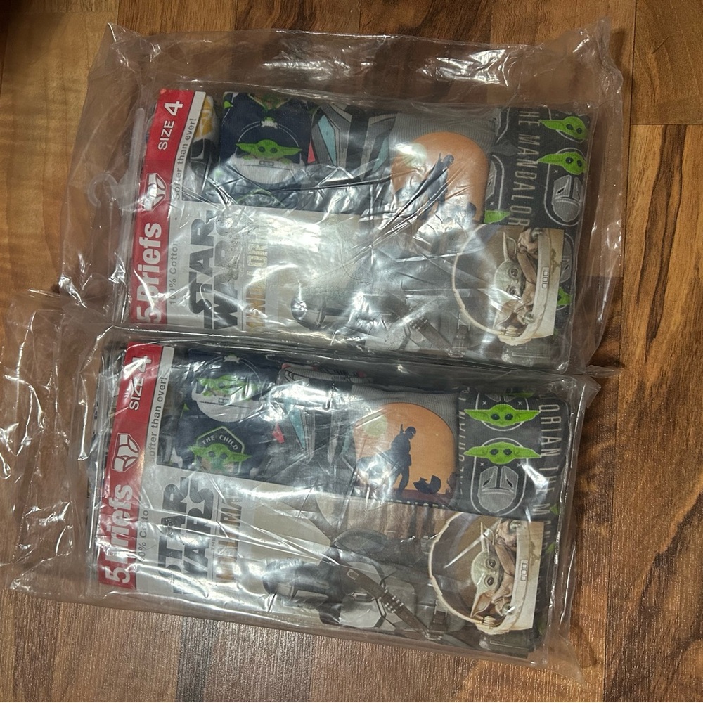 Star Wars Kids' Briefs with Green and Black Designs